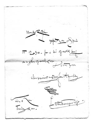 To Robson from C C Coleman