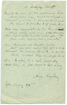 The Monkeyboy Sonnet - Henry Mayhew